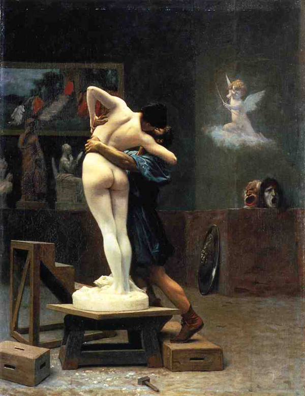 피그말리온과 갈라테이아(Pygmaliōn and Galatea), 장 레옹 제롬(Jean-Léon Gérôme), 1892